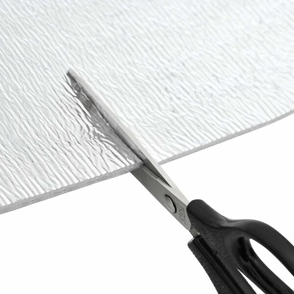 vidaXL Reflektor topline za radijator Srebrno 1 x 10 m Aluminij