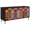 vidaXL TV ormar ESSEN 102 x 33 x 51 cm Crni hrast Konstruirano drvo
