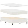 vidaXL Krevet s opruga kutije Krema i bijela 193 x 120 x 88 cm