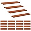 vidaXL Step treads 20 kom. 120 x 25 x 2 cm Smeđa Čvrsto drvo bukve