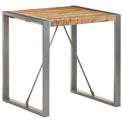 vidaXL Blagovaonski stol 70 x 70 x 75 cm od masivnog grubog drva manga
