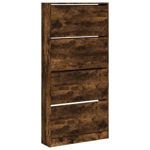 vidaXL Ormarić za cipele s 4 ladice boja hrasta 80 x 21 x 163,5 cm