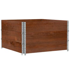 vidaXL Vrtna sadilica smeđa 100x100 cm od borovine