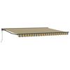 vidaXL Okvir tende Zelena i žuta 450 &times; 300 cm Poliester s PU premazom