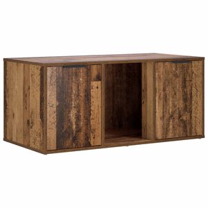 vidaXL Namje&scaron;taj za kavez za mačke Staro drvo 100 x 49 x 45 cm