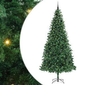 vidaXL Umjetno božićno drvce Zelena 300 cm PVC i Metal i Plastika