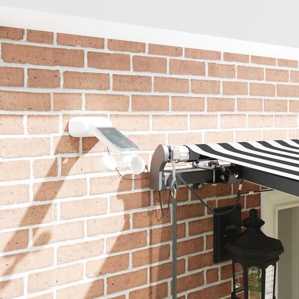 vidaXL Automatska sklopiva tenda s LED diodama antracit&bijela