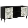 vidaXL TV ormar GOTHA 102 x 33 x 51 cm Crni hrast Konstruirano drvo