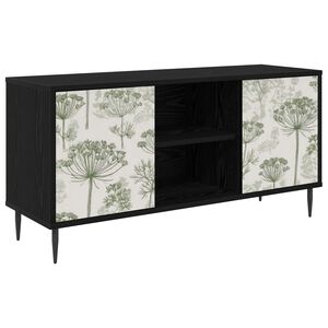vidaXL TV ormar GOTHA 102 x 33 x 51 cm Crni hrast Konstruirano drvo