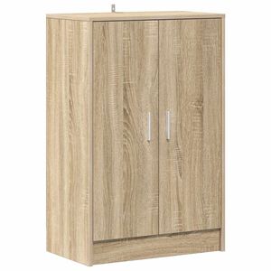 vidaXL Ormarić za cipele boja hrasta 60 x 35 x 92 cm konstruirano drvo