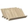 vidaXL Polica za časopise s policom Sonoma hrast 65 x 53 x 28,5 cm