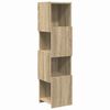vidaXL Kutni ormarić 25,5x25x102cm Konstruirano drvo Sonoma hrast