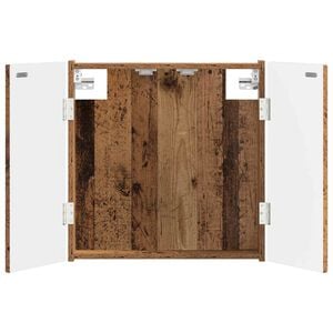 vidaXL Kabinet za mete ARNHEM Staro drvo 52,5 x 10,5 x 53,5 cm