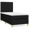 vidaXL Box spring krevet s madracem crni 80 x 200 cm od tkanine