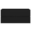 vidaXL Ormarić za umivaonik crni 100 x 38,5 x 45 cm konstruirano drvo