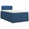 vidaXL Boxspring krevet s madracem Plava 120 x 200 cm Tkanina