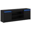 vidaXL TV Jedinice 139,5 x 34 x 50 cm Crna Konstruirano drvo
