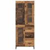 vidaXL Highboard Zidne Staro drvo 69,5 x 34 x 180 cm Konstruirano drvo