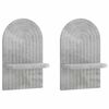 vidaXL Zidna polica 2 kom. Betonska siva 23 x 13.5 x 37.5 cm