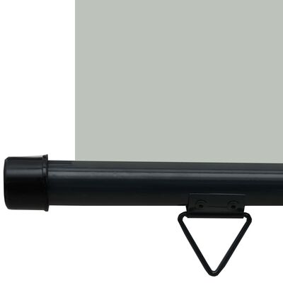 vidaXL Balkonska bočna tenda 140 x 250 cm siva