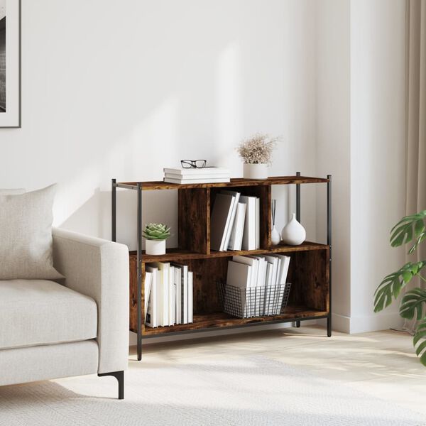 vidaXL Regal za knjige boja hrasta 102x28x77,5cm od konstruiranog drva