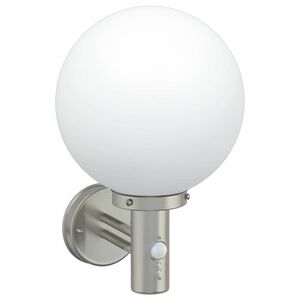 vidaXL Vanjska zidna lampa Srebrno 28 x 25 x 38 cm