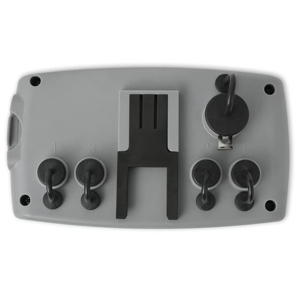 vidaXL Automatski mjerač vremena za vodu s 4 stanice i senzorom vlage