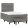 vidaXL Krevet box spring s madracem tamnosivi 120 x 190 cm tkanina
