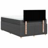vidaXL Krevet box spring s madracem tamnosivi 120 x 190 cm tkanina