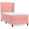 vidaXL Box spring krevet s madracem ružičasti 80 x 200 cm bar&scaron;unasti