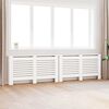 vidaXL Pokrovi za radijator 2 kom bijeli 152 x 19 x 81,5 cm MDF