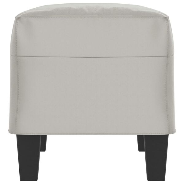 vidaXL Klupa svjetlosiva 70 x 35 x 41 cm od mikrovlakana