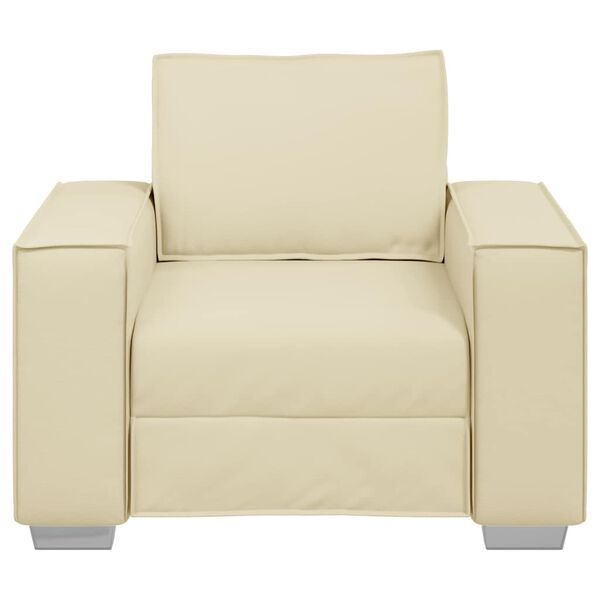 vidaXL Sofa Krema 99 x 78 x 84 cm tkanina