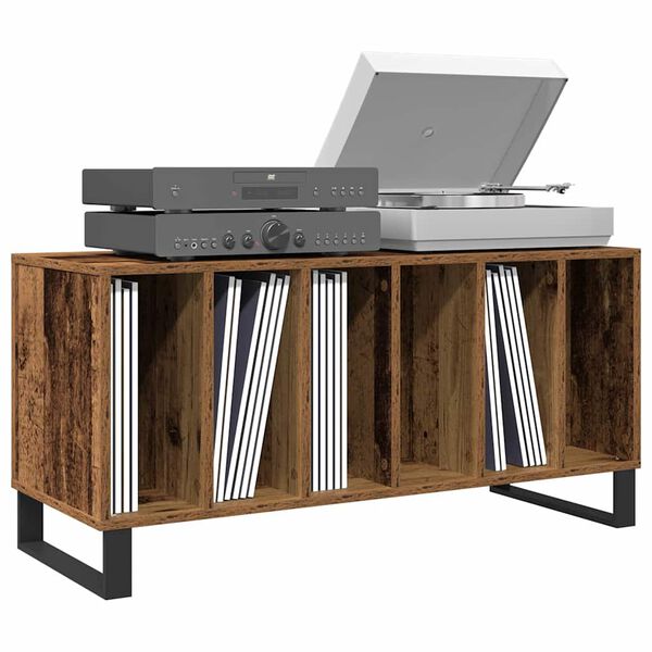 vidaXL Ormar za ploče Staro drvo 100 x 38 x 48 cm Konstruirano drvo