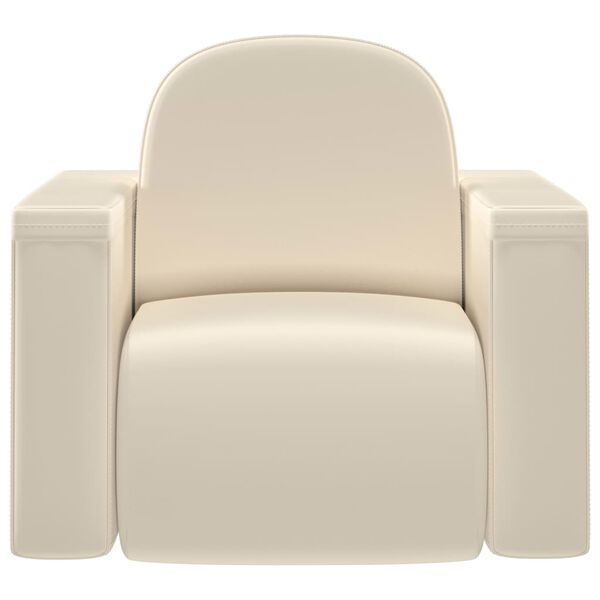 vidaXL 2-u-1 dječja sofa od umjetne kože bijela