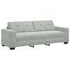 vidaXL Trosjed Sofa Svijetlosiva 220x78x80 cm Bar&scaron;un