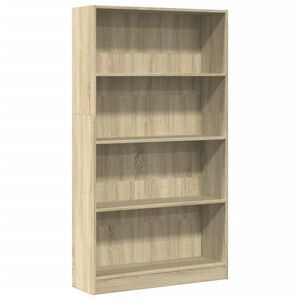 vidaXL Regal za knjige boja hrasta 80x24x143 cm od konstruiranog drva