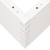 vidaXL Vrtna sadilica bijela 110x40x45,5 cm od masivne borovine