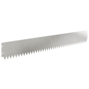 vidaXL Ograda oko Travnjaka 30 pcs 103 x 15 cm Čelik Srebrna