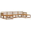 vidaXL Set vanjskih sofa 6 pcs Prirodna Čvrsto drvo akacije