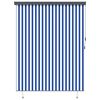 vidaXL Rolo zavjesa Plava i bijela 200 x 250 cm Tkanina i aluminij