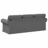 vidaXL Sofa Tamno siva 215 x 82 x 80 cm tkanina