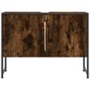 vidaXL Kupaonski ormarić za umivaonik boja hrasta 80x33x60 cm drveni