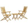 vidaXL 3-dijelni bistro set od bambusa