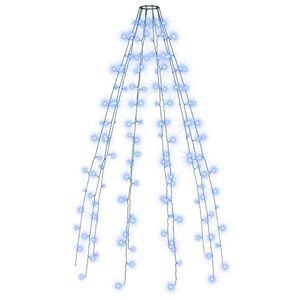 vidaXL Mrežasta svjetla za božićno drvce 150 LED žarulja plava 150 cm