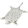 vidaXL Tepih Leopard od Pli&scaron;a 139 cm Bijeli