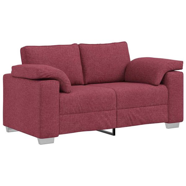 vidaXL Sofa Vinska crvena 160 x 77 x 82 cm tkanina