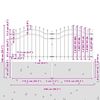 vidaXL Vrtna Ograda Siva 240 x 140 cm Čelik s pra&scaron;kastim premazom