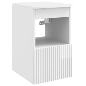 vidaXL Kupaonski ormar Bijela visokog sjaja 30 x 35 x 50 cm