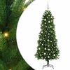 vidaXL Božićno drvce s 300 LED svjetlima s stalakom Zelena 240 cm PE